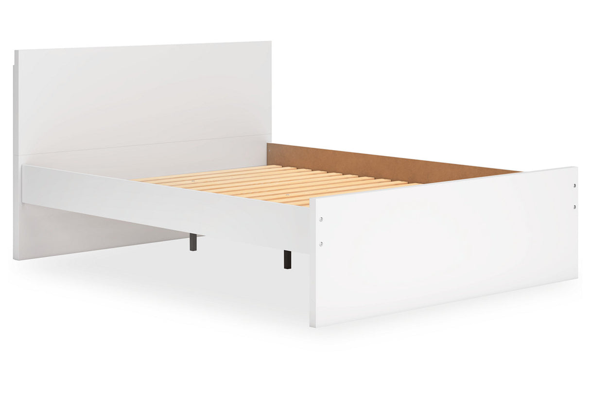 Onita White Queen Platform Bed -  Ashley - Luna Furniture