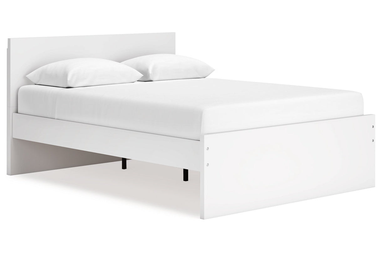 Onita White Queen Platform Bed -  Ashley - Luna Furniture