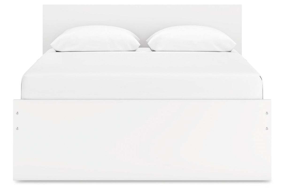 Onita White Queen Platform Bed -  Ashley - Luna Furniture