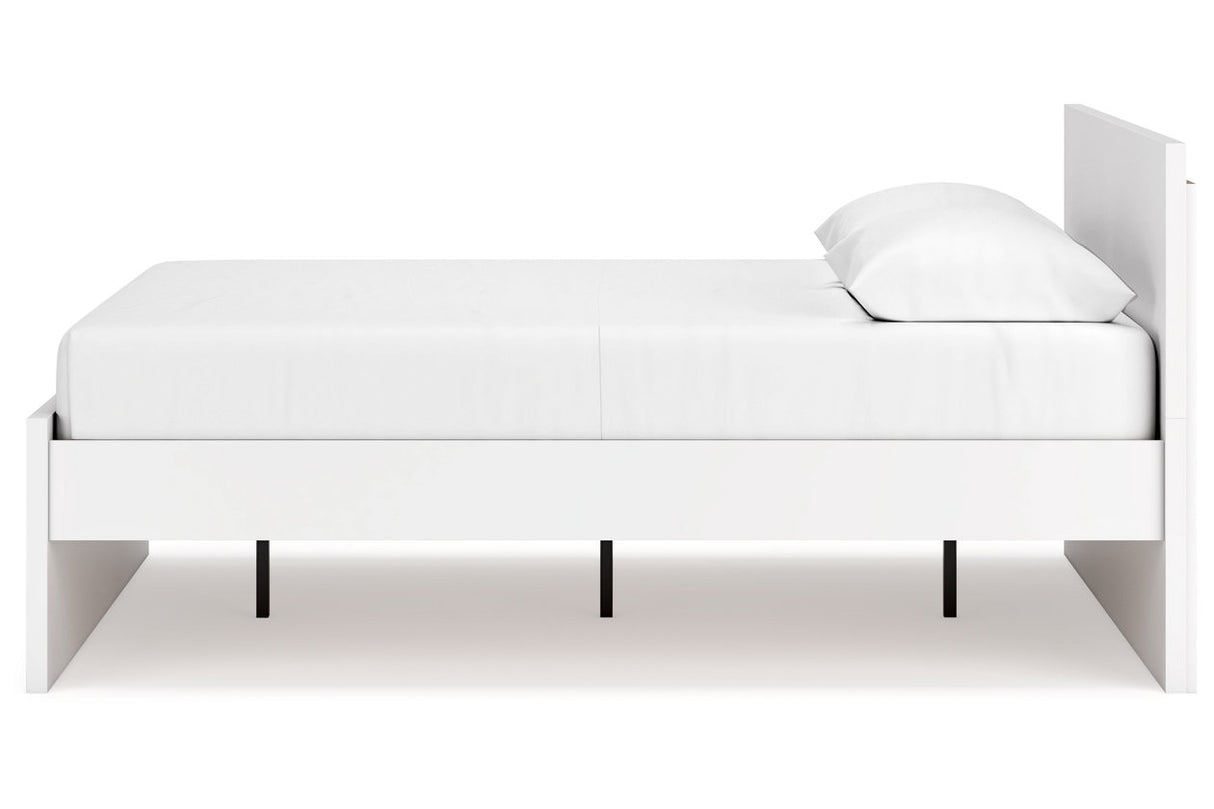 Onita White Queen Platform Bed -  Ashley - Luna Furniture