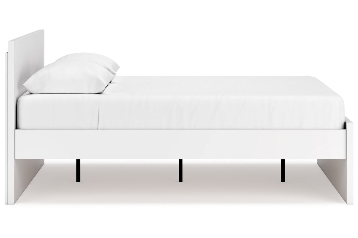 Onita White Queen Platform Bed -  Ashley - Luna Furniture