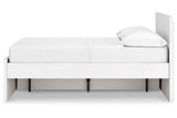 Onita White Full Panel Platform Bed with 1 Side Storage -  Ashley - Luna Furniture