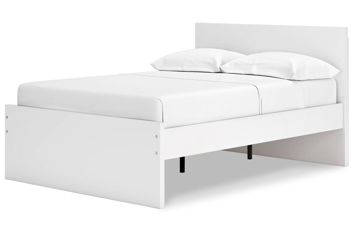 Onita White Full Panel Platform Bed from Ashley - Luna Furniture