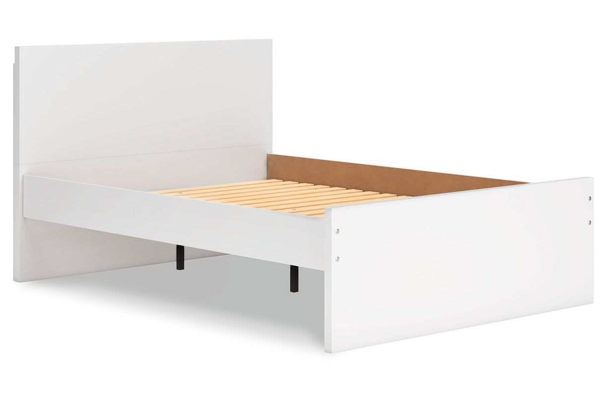 Onita White Full Panel Platform Bed from Ashley - Luna Furniture