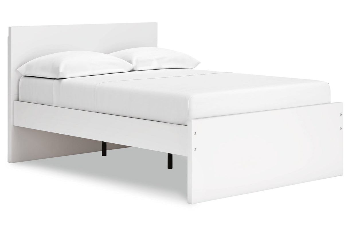 Onita White Full Panel Platform Bed from Ashley - Luna Furniture