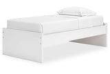 Onita White Twin Platform Bed -  Ashley - Luna Furniture