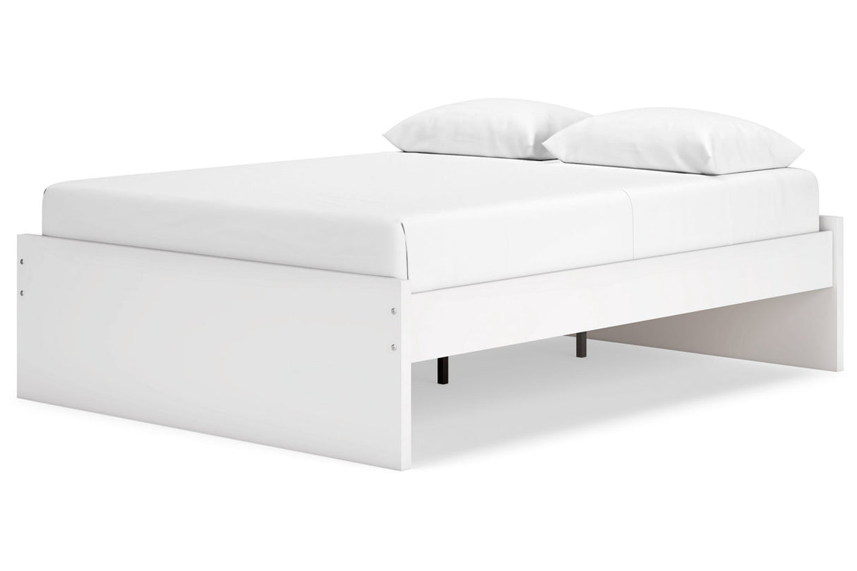 Onita White Queen Platform Bed -  Ashley - Luna Furniture