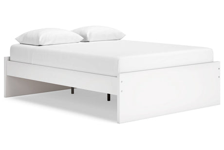 Onita White Queen Platform Bed -  Ashley - Luna Furniture