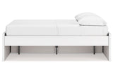 Onita White Full Platform Bed with 1 Side Storage from Ashley - Luna Furniture