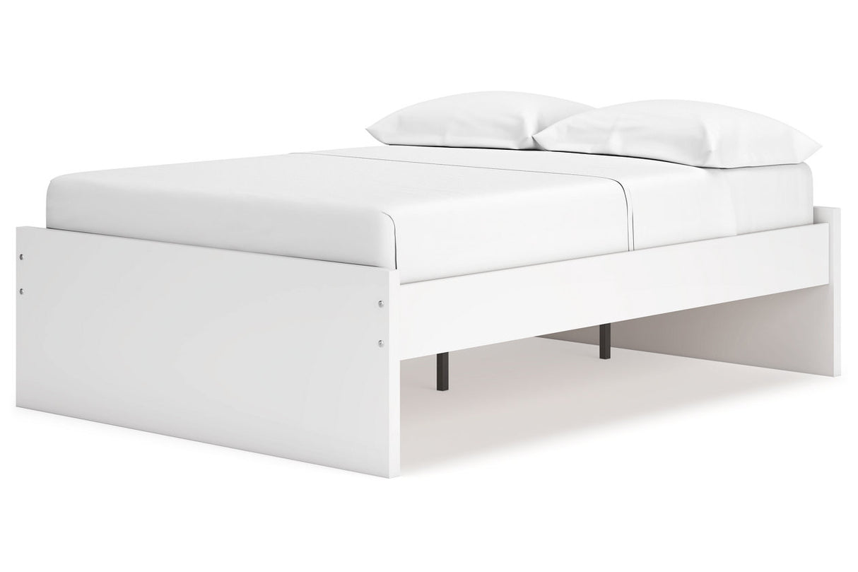 Onita White Full Platform Bed from Ashley - Luna Furniture