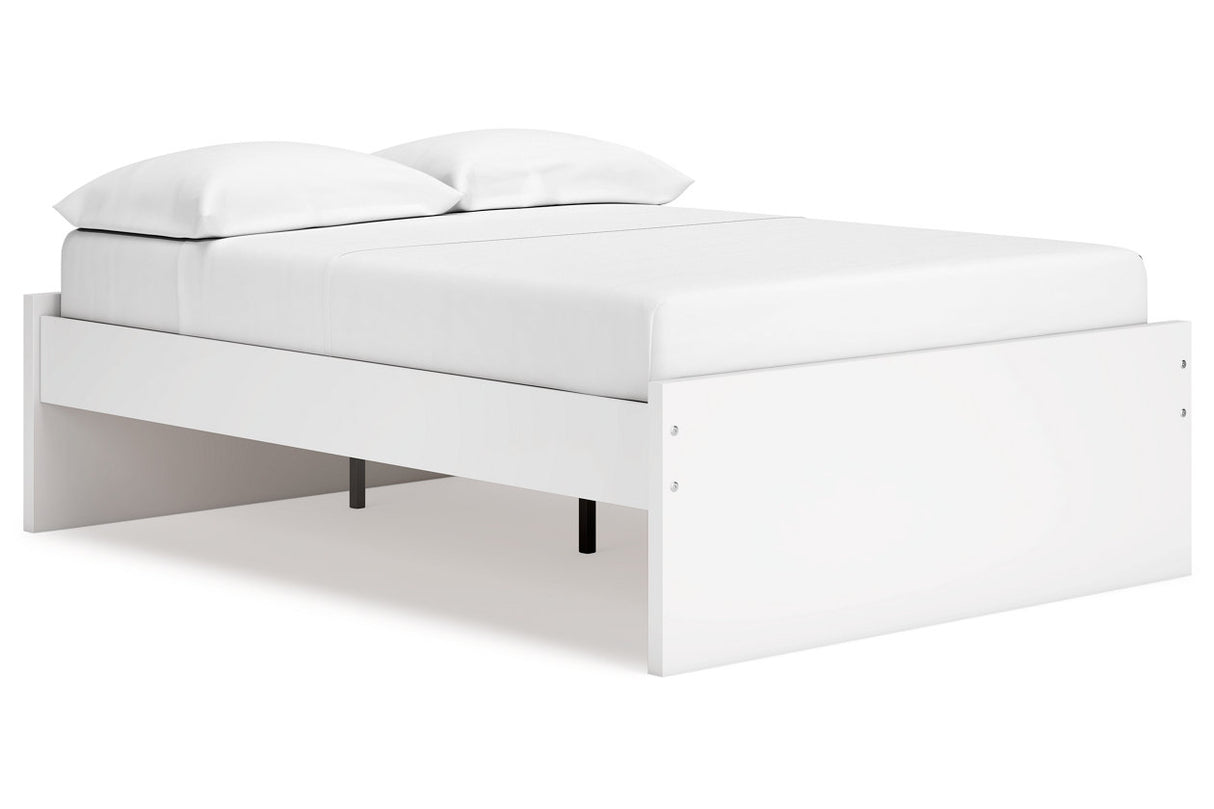 Onita White Full Platform Bed from Ashley - Luna Furniture