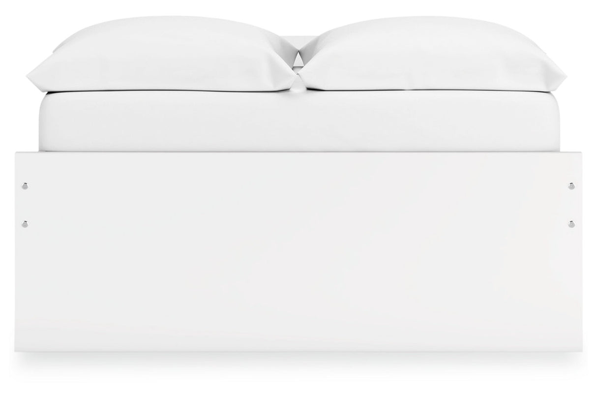 Onita White Full Platform Bed from Ashley - Luna Furniture