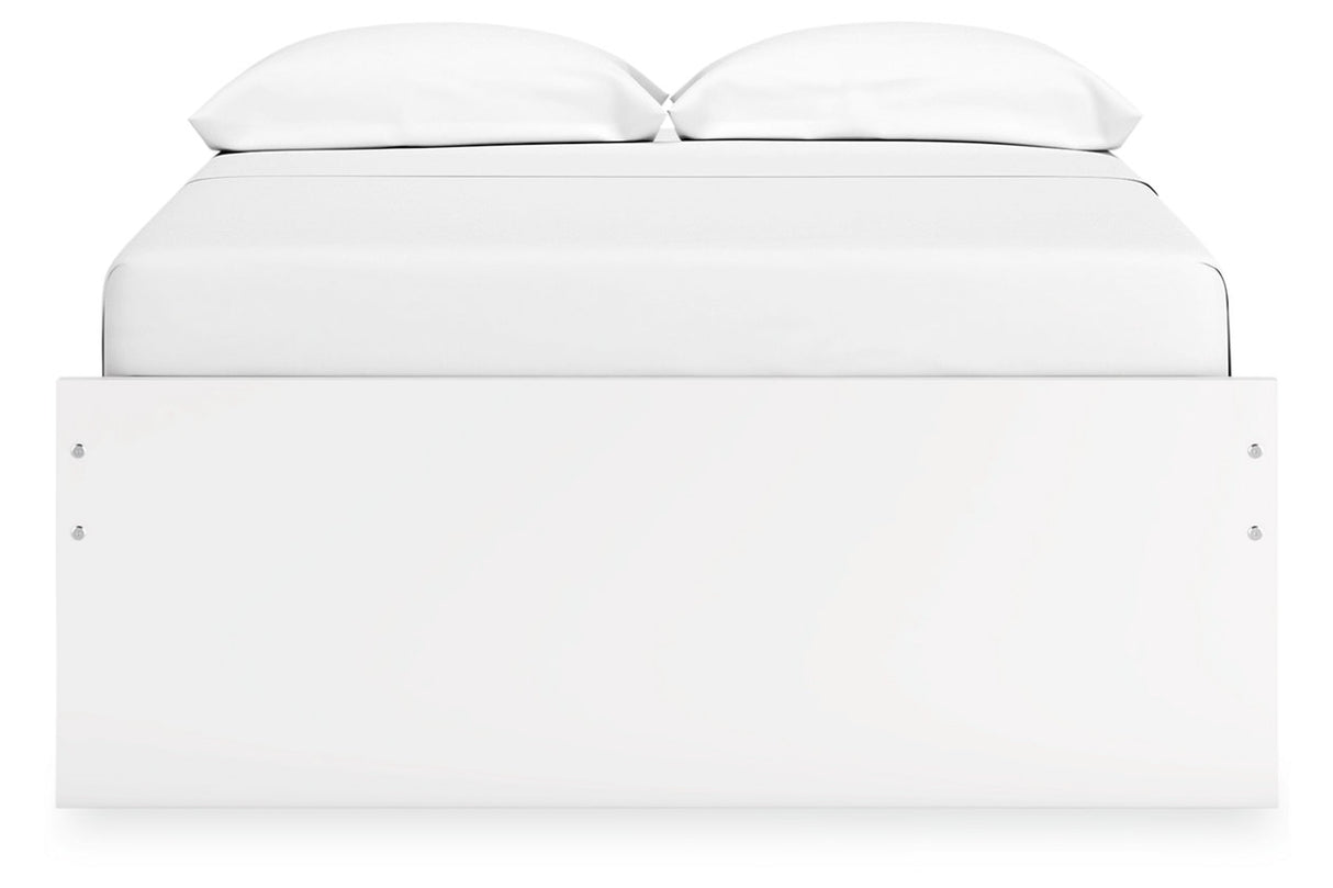 Onita White Full Platform Bed from Ashley - Luna Furniture