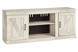 Bellaby Whitewash 4-Piece Entertainment Center -  Ashley - Luna Furniture