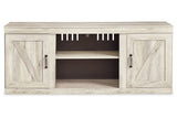 Bellaby Whitewash 4-Piece Entertainment Center -  Ashley - Luna Furniture