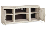 Bellaby Whitewash 4-Piece Entertainment Center -  Ashley - Luna Furniture