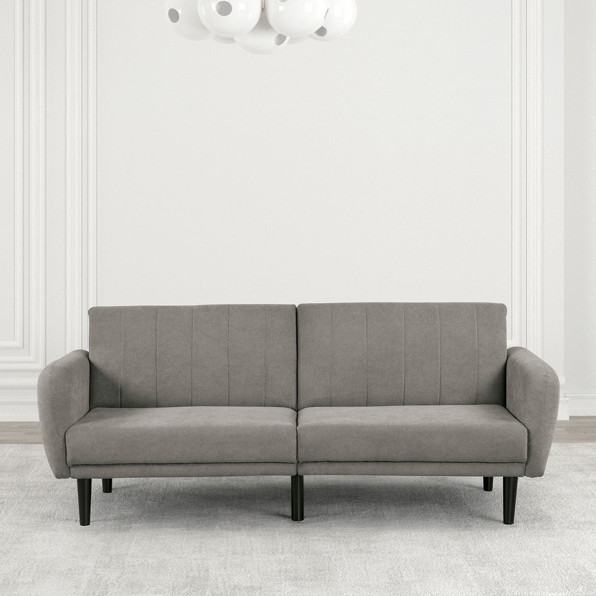 Aristide Gray Futon Sofa from Furniture of America - Luna Furniture