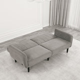 Aristide Gray Futon Sofa from Furniture of America - Luna Furniture