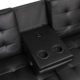 Eidsberg Black Futon Sofa Bed from Furniture of America - Luna Furniture