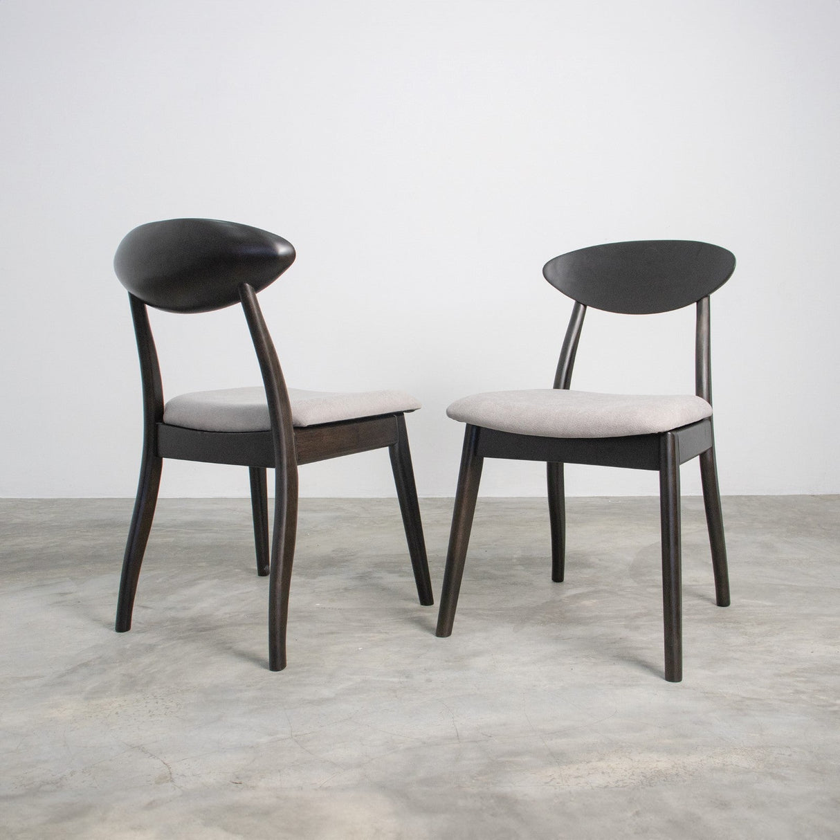 Sargans Black Wenge Side Chair from Furniture of America - Luna Furniture