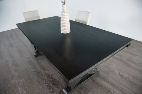 Gosport Black Dining Table from Furniture of America - Luna Furniture