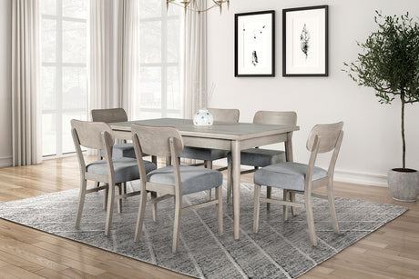 Keynes Gray Dining Table from Furniture of America - Luna Furniture