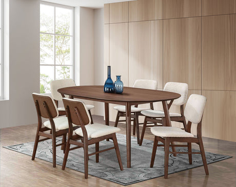 Uzwil Walnut Dining Table from Furniture of America - Luna Furniture