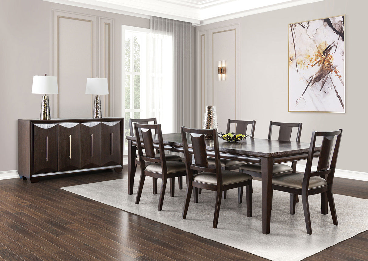 Hinwitz Espresso Dining Table from Furniture of America - Luna Furniture