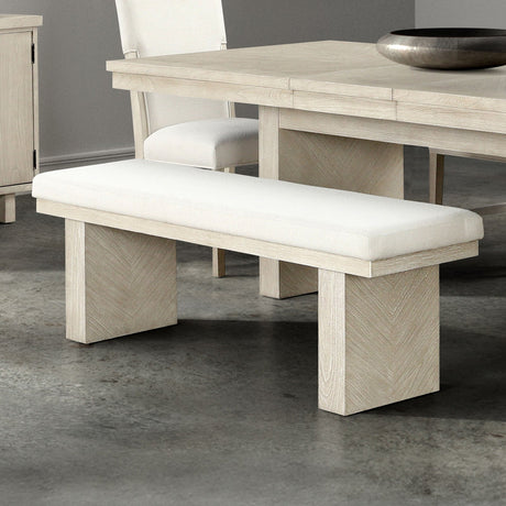 Hagerman Natural Dining Bench from Furniture of America - Luna Furniture