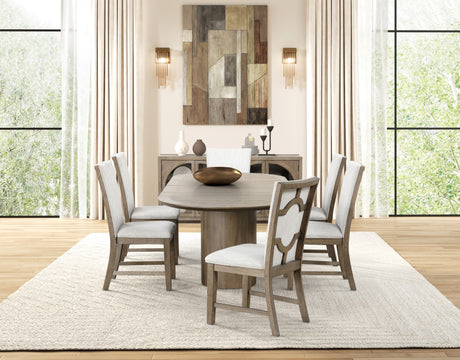 Clements Oak Dining Table from Furniture of America - Luna Furniture