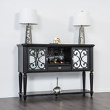 Melodi Parc Black Server from Furniture of America - Luna Furniture