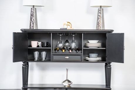 Melodi Parc Black Server from Furniture of America - Luna Furniture