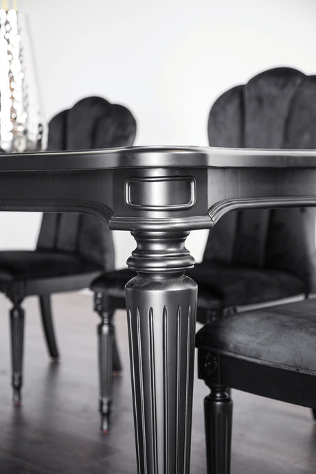 Melodi Parc Black Dining Table from Furniture of America - Luna Furniture