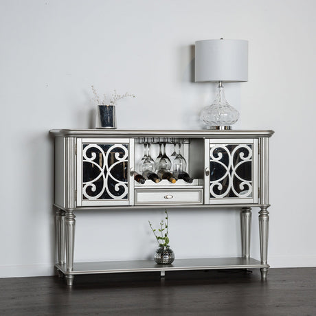 Melodi Parc Silver Server from Furniture of America - Luna Furniture