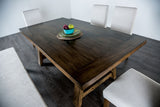 Losone Brown Dining Table from Furniture of America - Luna Furniture