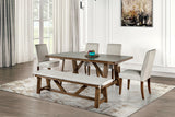 Losone Brown Dining Table from Furniture of America - Luna Furniture