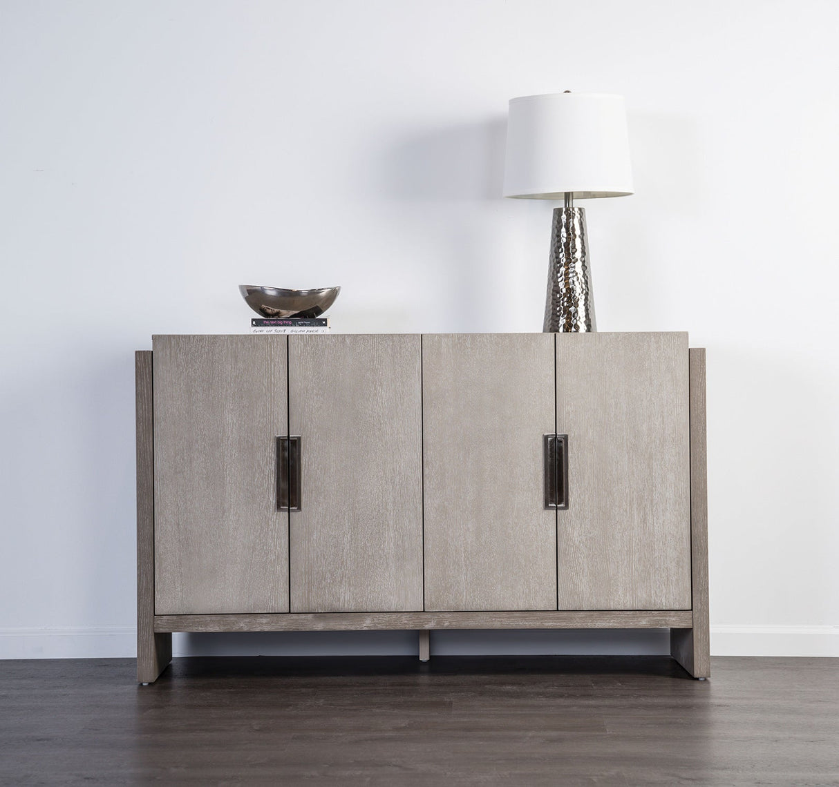 Gristalt Gray/Stone Gray Server from Furniture of America - Luna Furniture