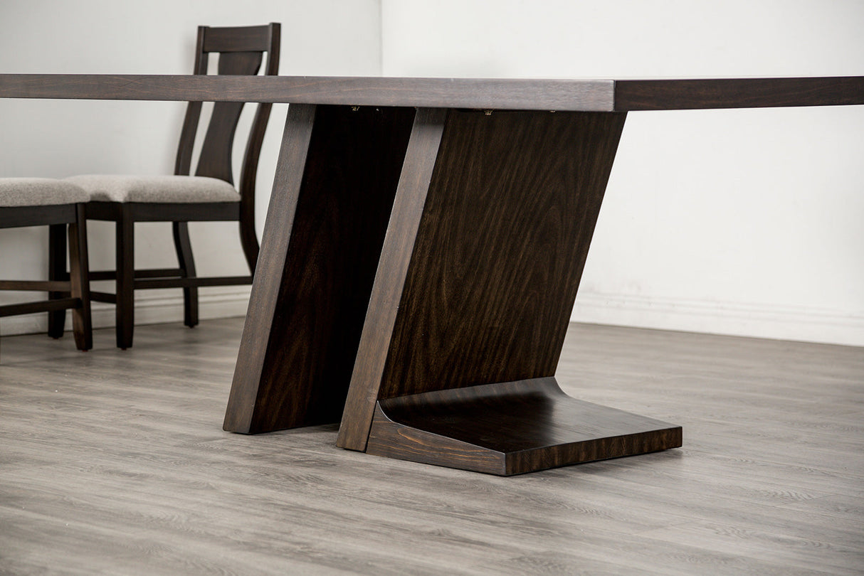 Holsworthy Espresso Dining Table from Furniture of America - Luna Furniture