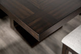 Holsworthy Espresso Dining Table from Furniture of America - Luna Furniture