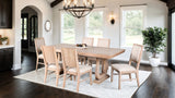 Orbetello Distressed Natural Dining Table from Furniture of America - Luna Furniture