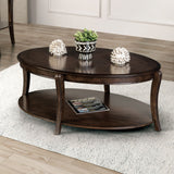 Orkdal Walnut Coffee Table from Furniture of America - Luna Furniture