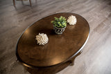 Orkdal Walnut Coffee Table from Furniture of America - Luna Furniture