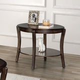 Orkdal Walnut End Table from Furniture of America - Luna Furniture