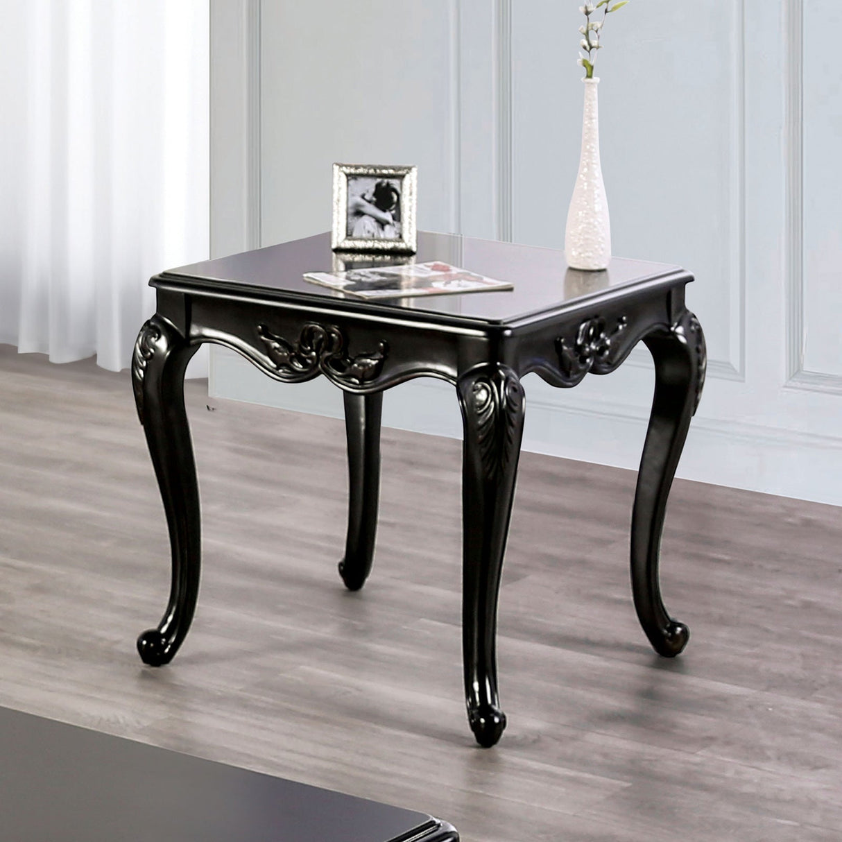 Rochester Champagne End Table from Furniture of America - Luna Furniture