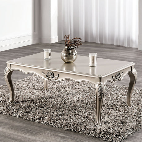 Rochester Champagne Coffee Table from Furniture of America - Luna Furniture