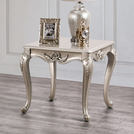 Rochester Champagne End Table from Furniture of America - Luna Furniture