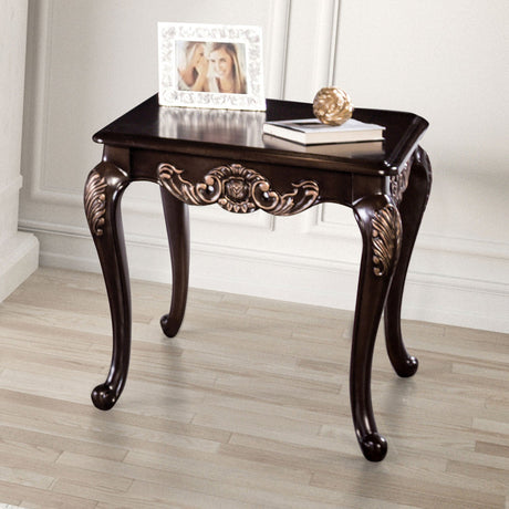 Palencia Dark Cherry End Table from Furniture of America - Luna Furniture