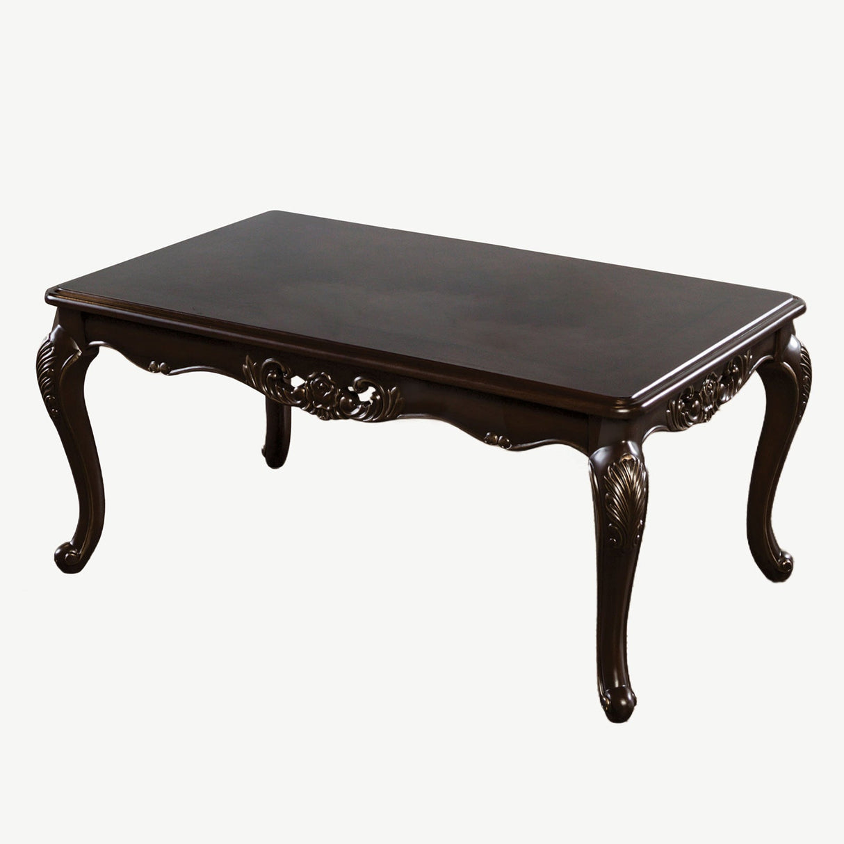 Albacete Dark Walnut Coffee Table from Furniture of America - Luna Furniture