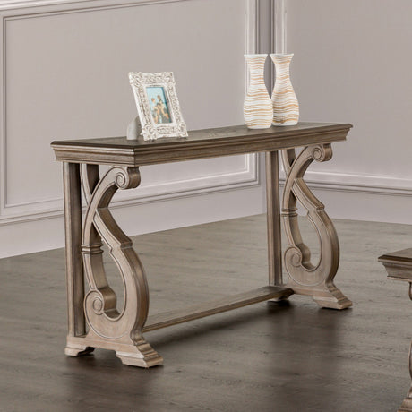 Giordani Weathered Oak Sofa Table from Furniture of America - Luna Furniture