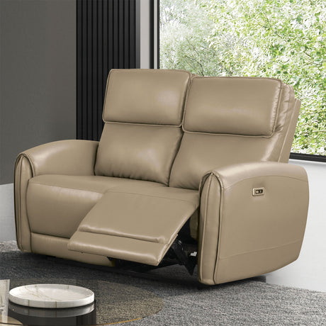 Schlieren Beige Power Loveseat from Furniture of America - Luna Furniture